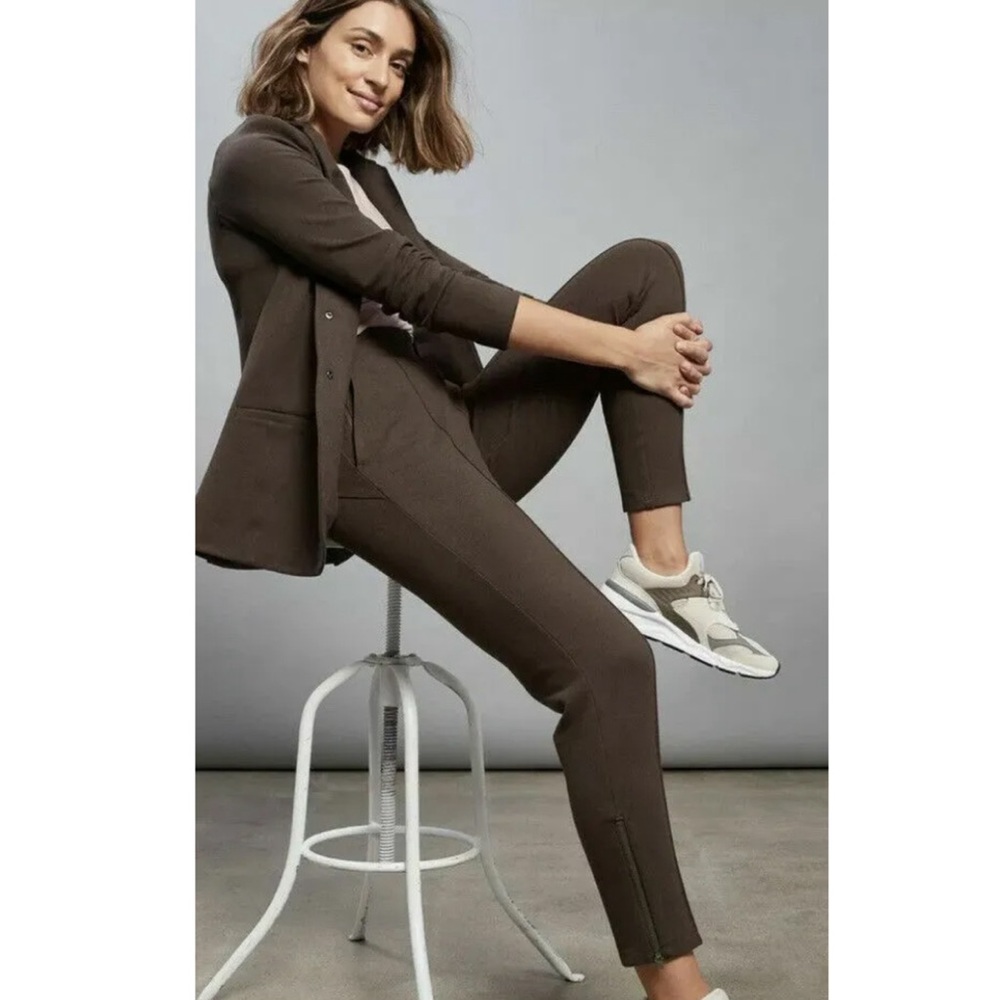 Athleta Venice Heathered Pintuck Pants
